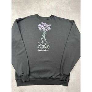 Tim Burton Corpse Bride Sweatshirt Black Graphic Tragic Tale of Romance Adult S